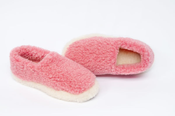 Pink Wool Slippers by Sheep by the Sea | Maguire's Hill of Tara
