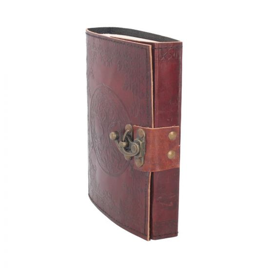Leather Tree of Life Journal Side View | Maguire's Hill of Tara