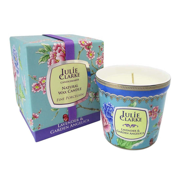 Lavender and Garden Angelica Candle by Julie Clarke