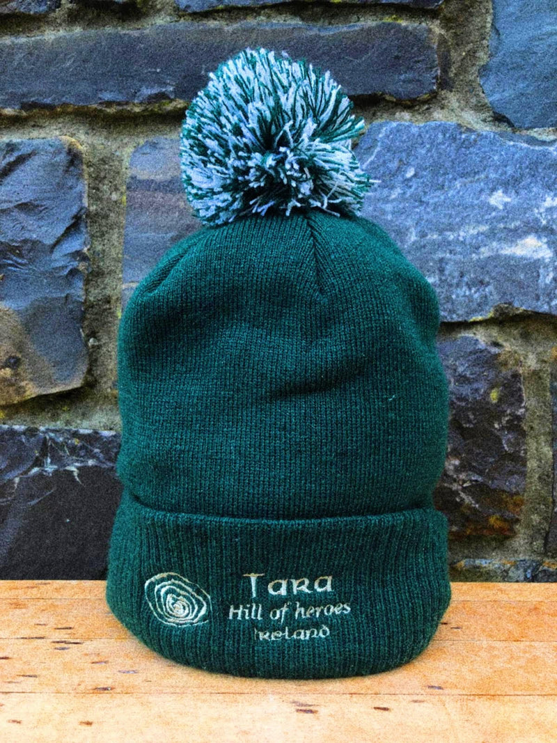 Hill of Tara Green Bobble Hat | Maguires Hill of Tara